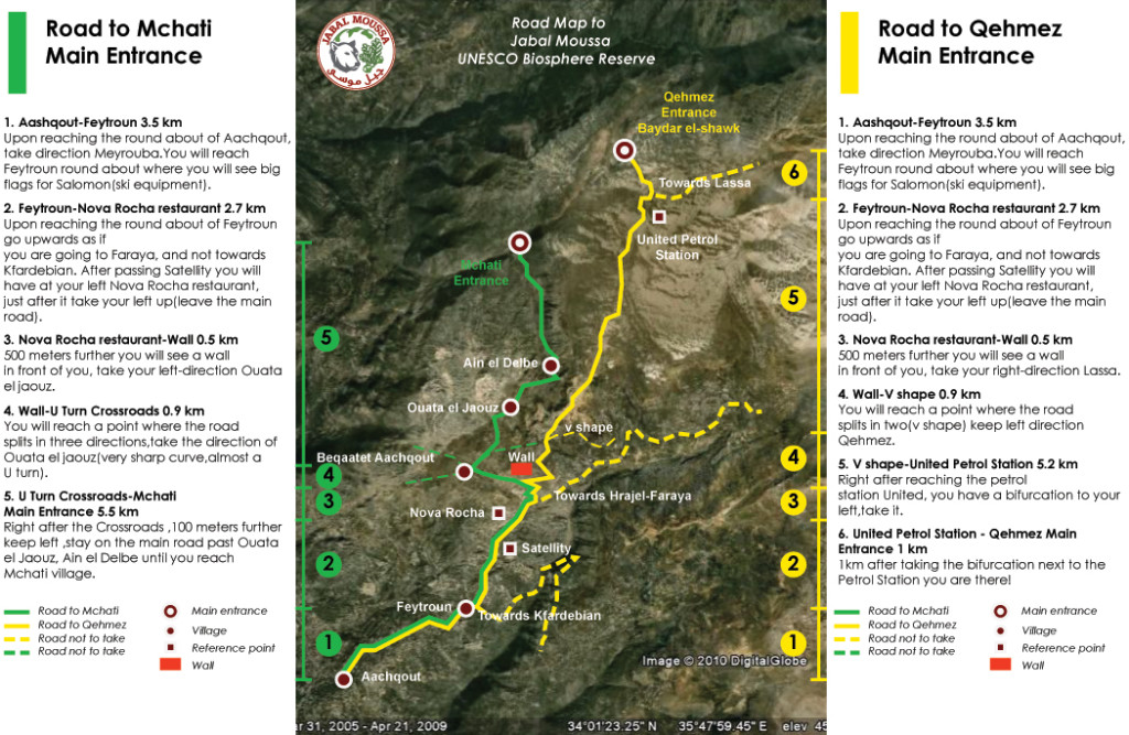 Jabal Moussa Road-Map