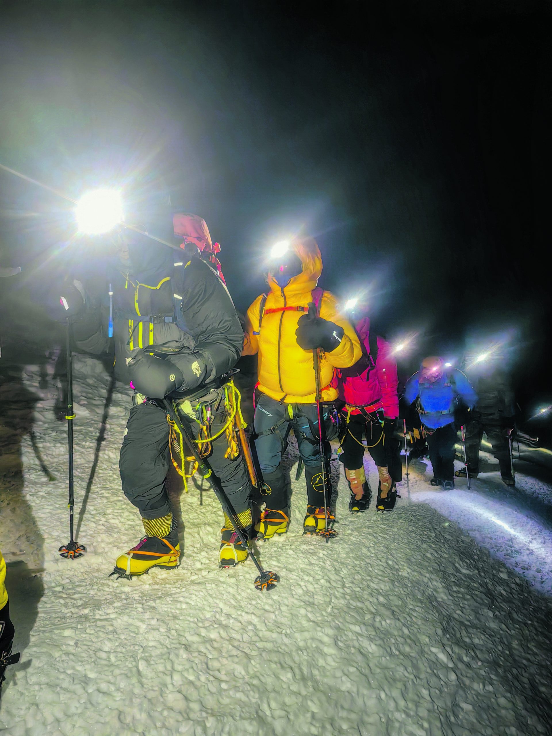 Setting off to the summit 