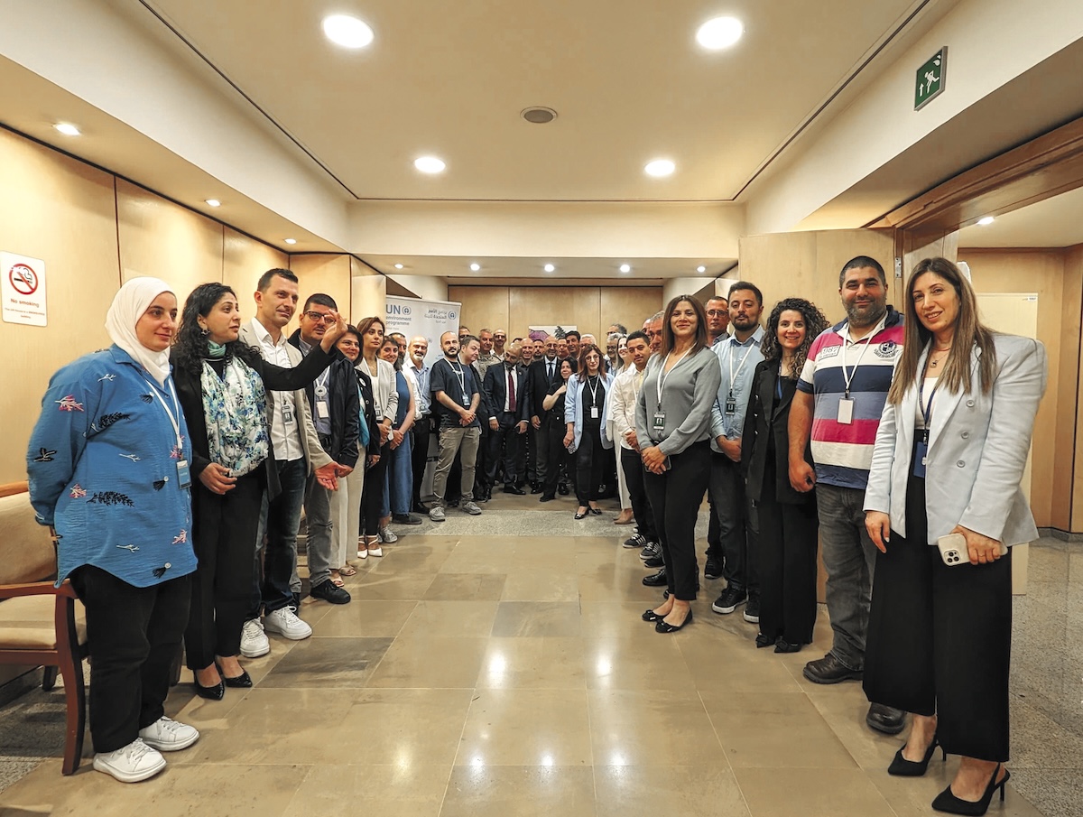 Participants at the May 2024 Beirut meeting on collaborative efforts to tackle the illegal killing and taking of migratory birds