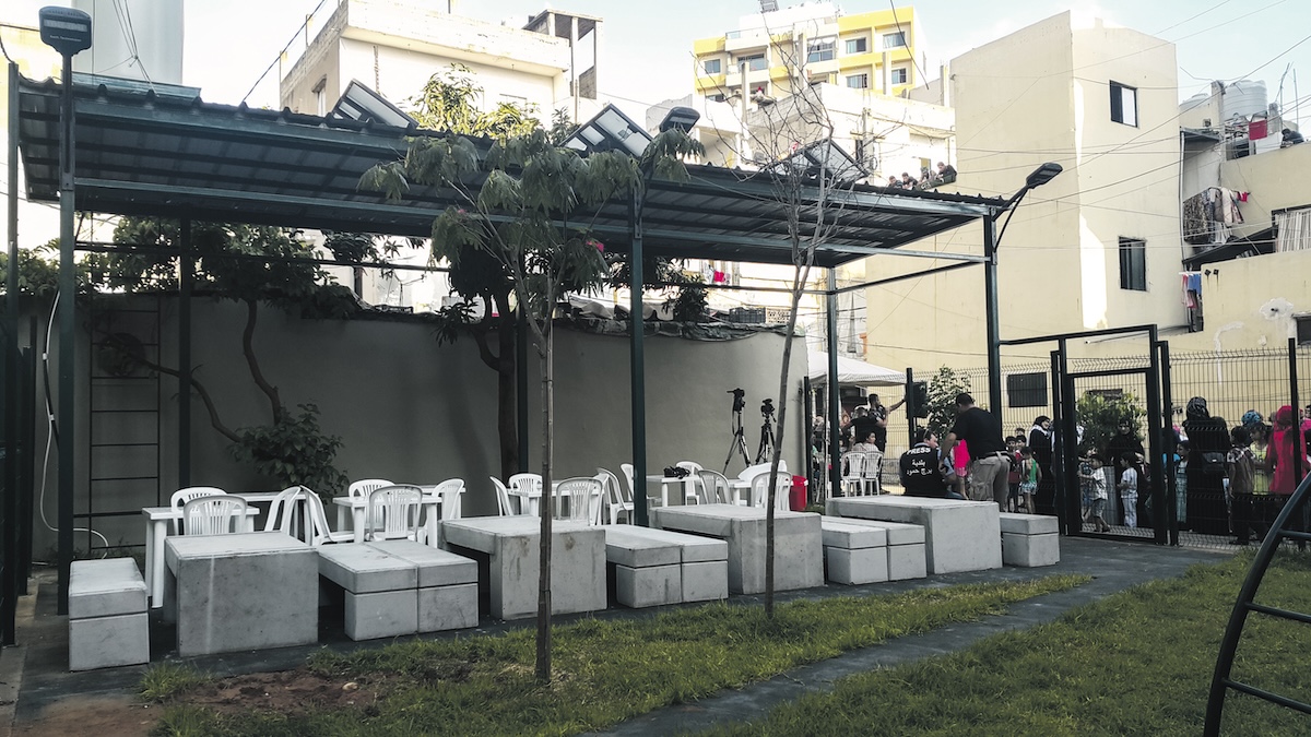 Community-designed public park in Nabaa,Bourj Hammoud
